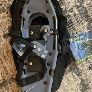 Premium Blue Snowshoes with Carrying Bag